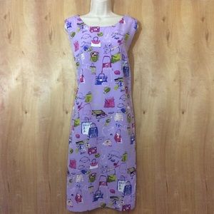 MAGGIE SWEET Sleeveless Shift Dress MIDI 1X